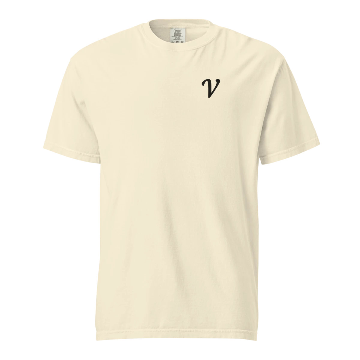 V / Back Print Tee